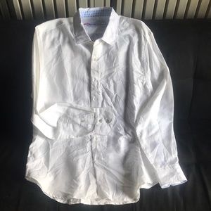 Robert Graham Dress Shirt with Custom Pattern - L